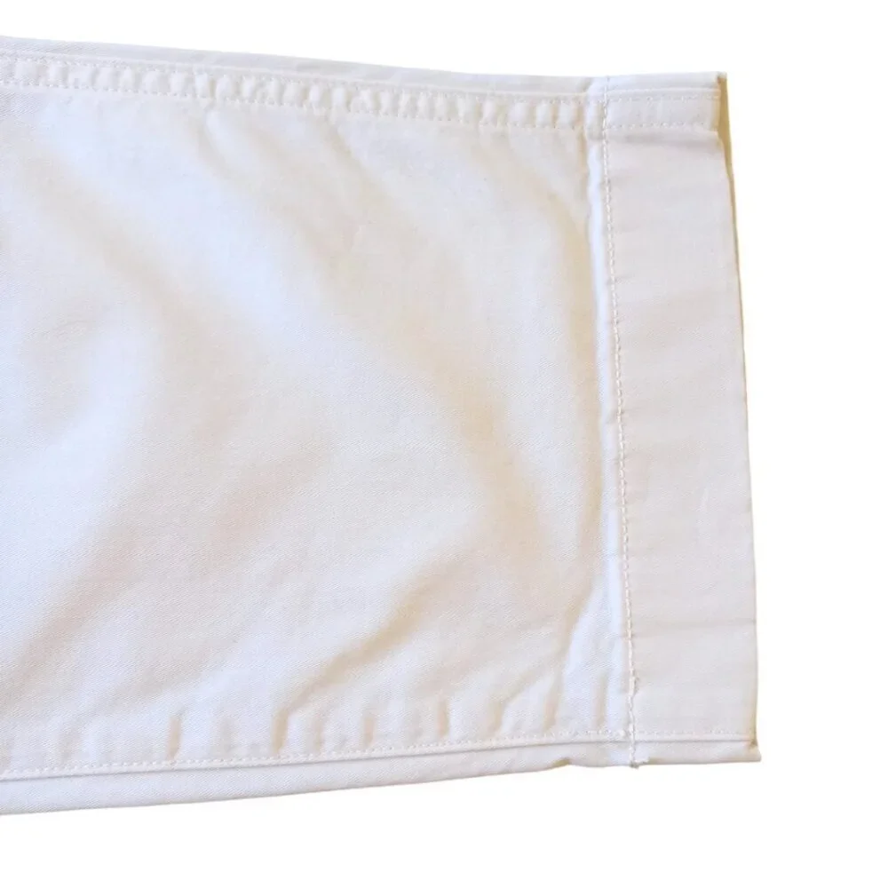 GAP Downtown Khaki Women's Pants - Size 10, Regenerative Cotton Beige Chinos